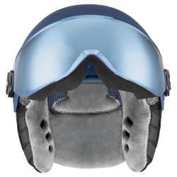 Outlet Kask narciarski dziecięcy Uvex Rocket Jr Visor S 51-55cm Matowy