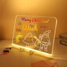 Outlet Tablica do rysowania LED akrylowa 30x20cm zestaw kreatywna