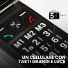 Outlet Telefon SPC Titan 2 4G USB C Łatwy w Obsłudze Mocna Bateria Klapka