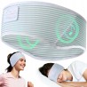 Outlet Opaska sportowa z słuchawkami Bluetooth 5.4 i mikrofonem, zielona