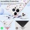 Outlet Xylota Etui MagSafe do iPhone 14 Pro 6,1" TPU Silikonowe 2szt Kwiat
