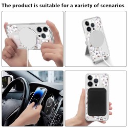 Outlet Xylota Etui MagSafe do iPhone 14 Pro 6,1" TPU Silikonowe 2szt Kwiat