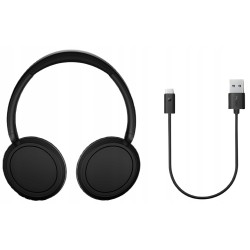 Outlet Słuchawki bezprzewodowe nauszne Bluetooth Philips TAH5209BK czarne