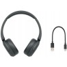 Outlet Słuchawki nauszne SONY WH-CH520 Bluetooth 5.2 bezprzewodowe Czarny