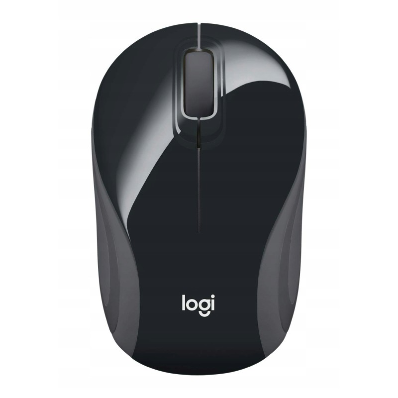 Outlet Logitech M187 Mini Myszka Bezprzewodowa USB 2.4 GHz 1000 DPI Czarna