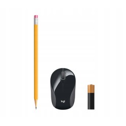 Outlet Logitech M187 Mini Myszka Bezprzewodowa USB 2.4 GHz 1000 DPI Czarna