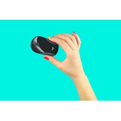 Outlet Logitech M187 Mini Myszka Bezprzewodowa USB 2.4 GHz 1000 DPI Czarna