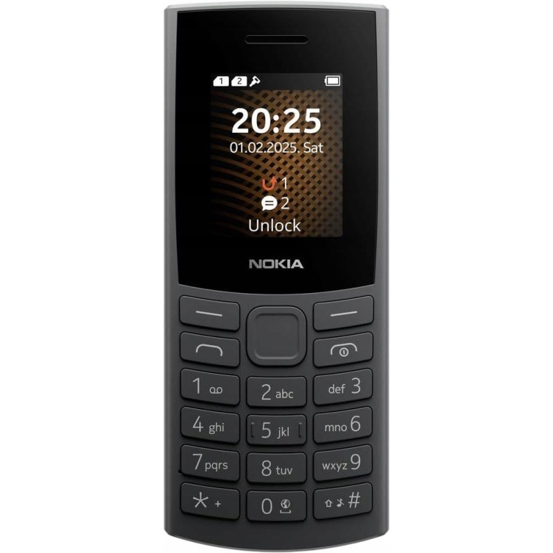 ZABLOKOWANY Telefon komórkowy Nokia 105 48 MB / 128 MB 4G (LTE) 1.77 cali