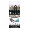 Pisaki Kolorowe Sakura Pigma Micron Basic 05/0.45mm Set 6 szt.