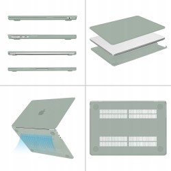 Outlet Etui MOSISO z wentylacją do MacBook Air 13" M4-2 2022-2025 Zielony