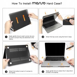 Outlet Etui MOSISO z wentylacją do MacBook Air 13" M4-2 2022-2025 Zielony