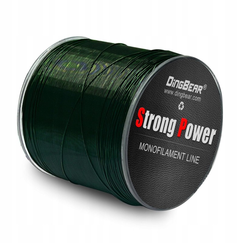 Outlet Dingbear Żyłka Wędkarska Nylon Monofilament 500m 25LB 0.43mm Zielona