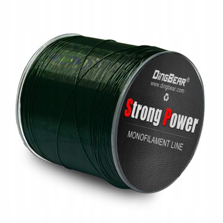 Outlet Dingbear Żyłka Wędkarska Nylon Monofilament 500m 25LB 0.43mm Zielona