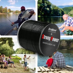 Outlet Dingbear Żyłka Wędkarska Nylon Monofilament 500m 25LB 0.43mm Zielona