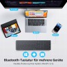 Outlet TECURS Bezprzewodowa klawiatura Bluetooth układ klawiatury QWERTZ