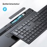 Outlet TECURS Bezprzewodowa klawiatura Bluetooth układ klawiatury QWERTZ
