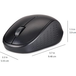 Outlet Zestaw klawiatura mysz bezprzewodowa USB 2,4 GHz czarny QWERTZ DE
