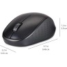 Outlet Zestaw klawiatura mysz bezprzewodowa USB 2,4 GHz czarny QWERTZ DE
