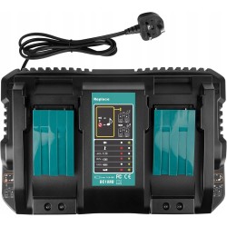 Outlet Dwuportowa ładowarka Makita DC18RD 14.4V-18V BL1830 LabTEC UK