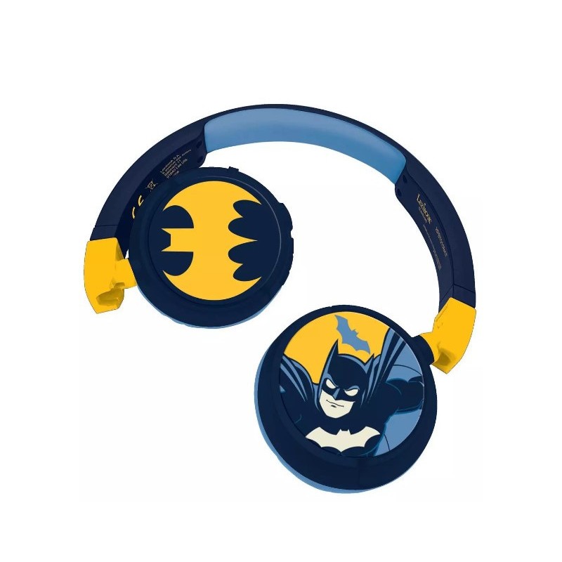 Outlet Słuchawki bezprzewodowe nauszne Lexibook dla dziecka BT 5.0 Batman