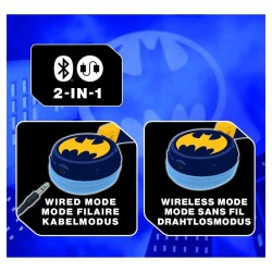 Outlet Słuchawki bezprzewodowe nauszne Lexibook dla dziecka BT 5.0 Batman