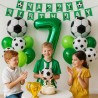Outlet Zestaw balonów piłka nożna Cnrose na urodziny chłopca zielony