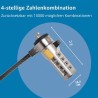Outlet Blokada do laptopów Kensington Standard 1,8m linka z szyfrem czarny
