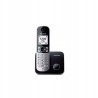 USZKODZONY Telefon Stacjonarny Panasonic KX-TG6852SPB Czarny