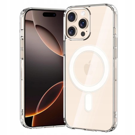 Outlet Gueche Etui ochronne przezroczyste do iPhone 16 Pro MagSafe