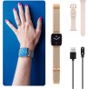 Outlet Smartwatch ECHO Rainbow Nano AMOLED dla kobiet, 1,83 cala Rózowy