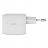 Outlet Belkin 45W PD PPS Dual USB-C GaN Charger White