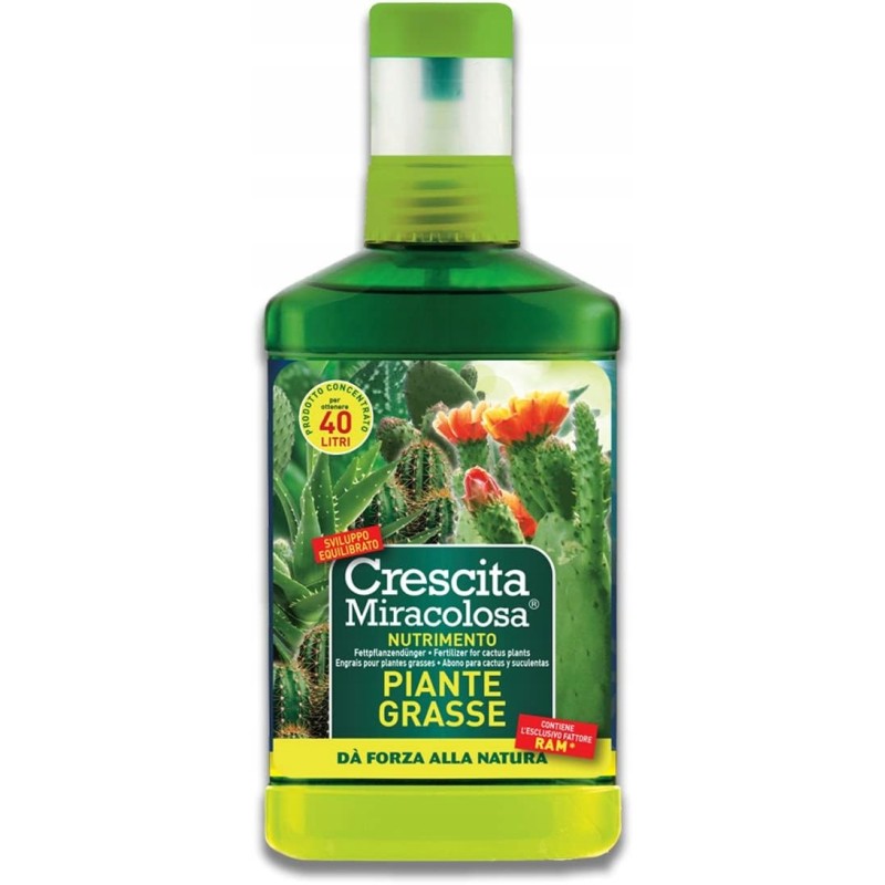 Outlet Crescita Miracolosa Nawóz do Kaktusów i Sukulentów 200ml 0,24kg