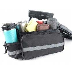 Outlet OUTLET TORBA ROWEROWA SAKWA POJEMNA TYLNA 30L Bagażnik + Pokrowiec