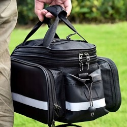 Outlet OUTLET TORBA ROWEROWA SAKWA POJEMNA TYLNA 30L Bagażnik + Pokrowiec