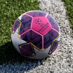 Outlet Piłka Hy-Pro UEFA Champions League CL10380 R. 5 fioletowo-niebieska