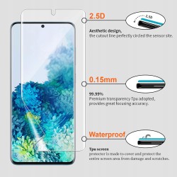 QUESPL przezroczysta folia TPU HD 3D do Samsung Galaxy S20 5G 6,2 cali