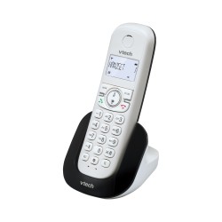 USZKODZONY Telefon bezprzewodowy VTech 4897027124941 z wyświetlaczem biały