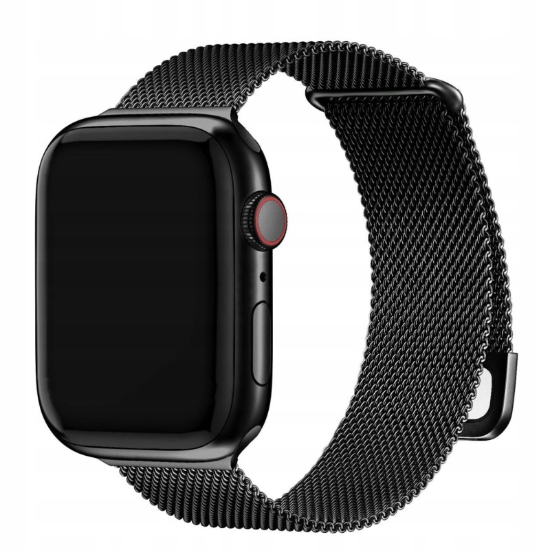 Outlet Fullmosa Bransoletka Milaneza do Apple Watch 42/41/40/38mm Czarna