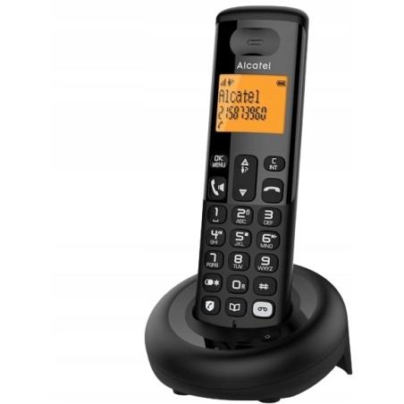 Outlet Telefon bezprzewodowy Alcatel E260 S VOICE Czarny OPIS