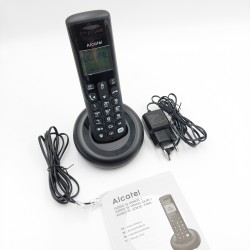 Outlet Telefon bezprzewodowy Alcatel E260 S VOICE Czarny OPIS