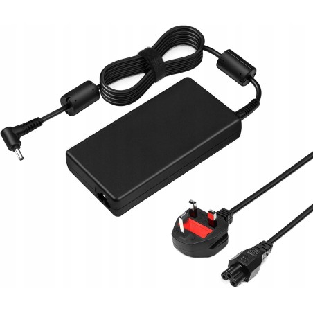 Outlet Zasilacz 200W 10A do MSI A15 A17 B8VG 4.5x3.0mm 1m Wtyk UK Czarny