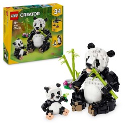 Outlet LEGO Creator 3 w 1 Dzikie zwierzęta: rodzina panda delfin pingwin