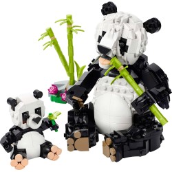 Outlet LEGO Creator 3 w 1 Dzikie zwierzęta: rodzina panda delfin pingwin