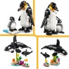 Outlet LEGO Creator 3 w 1 Dzikie zwierzęta: rodzina panda delfin pingwin