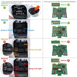 Outlet eXtremeRate RISE 2.0 Remap Kit do pada Dualsense PS5 Biało-Czarny