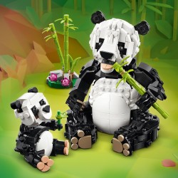 Outlet LEGO Creator 3 w 1 Dzikie zwierzęta: rodzina panda delfin pingwin