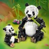 Outlet LEGO Creator 3 w 1 Dzikie zwierzęta: rodzina panda delfin pingwin