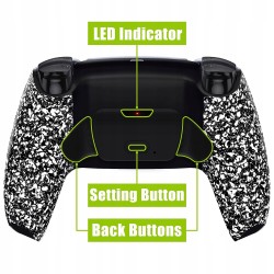 Outlet eXtremeRate RISE 2.0 Remap Kit do pada Dualsense PS5 Biało-Czarny