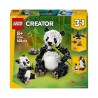 Outlet LEGO Creator 3 w 1 Dzikie zwierzęta: rodzina panda delfin pingwin