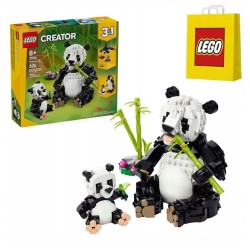 Outlet LEGO Creator 3 w 1 Dzikie zwierzęta: rodzina panda delfin pingwin